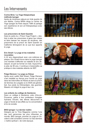Les intervenants